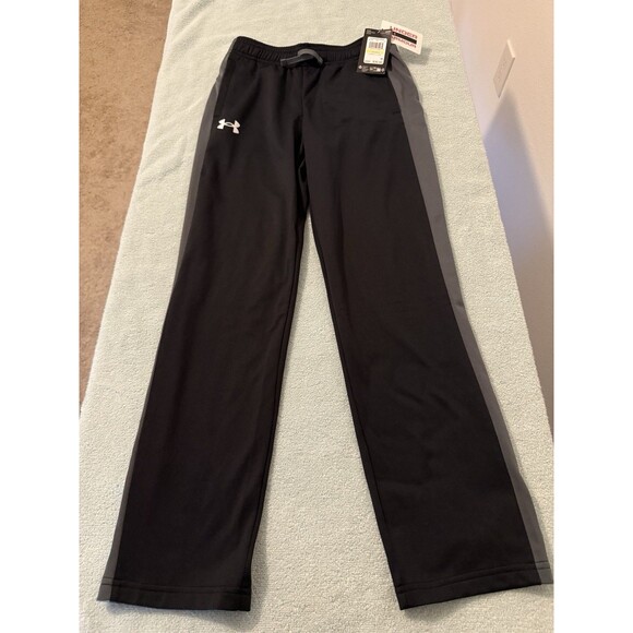 Under Armour Other - Under Armour Brawler 2.0 Pants Youth Medium Black Athletic Track Pants NWT